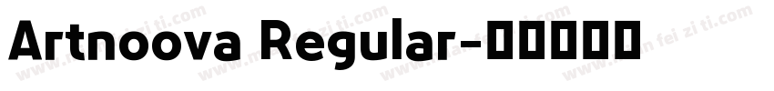 Artnoova Regular字体转换